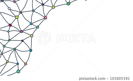Abstract geometric background. Plexus mesh backdrop. Vector 103805391