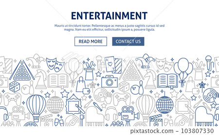 Entertainment Banner Design 103807330