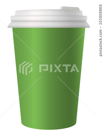 Coffee cup with place for lettering. Coffee to go. Hot street drinks, cardboard packaging plastic cap Coffee cup with place for lettering. Coffee to go. Hot street drinks, cardboard packaging plastic cap 103808868