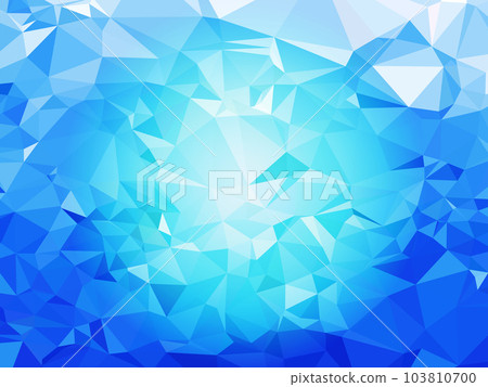 Ice polygon background material 103810700
