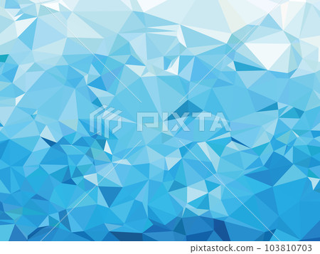 Ice polygon background material 103810703