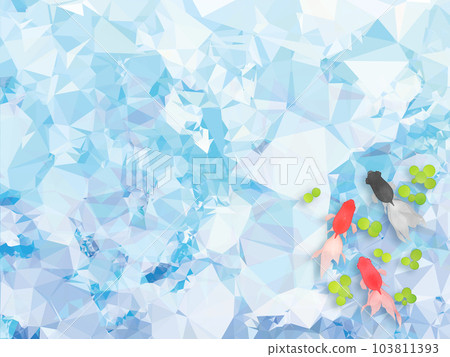游泳金魚背景素材 103811393