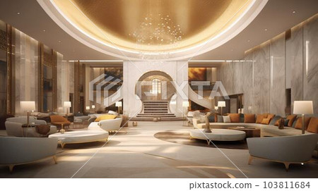 豪華酒店休息室 103811684