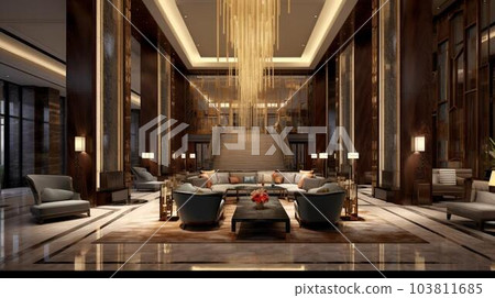 豪華酒店休息室 103811685