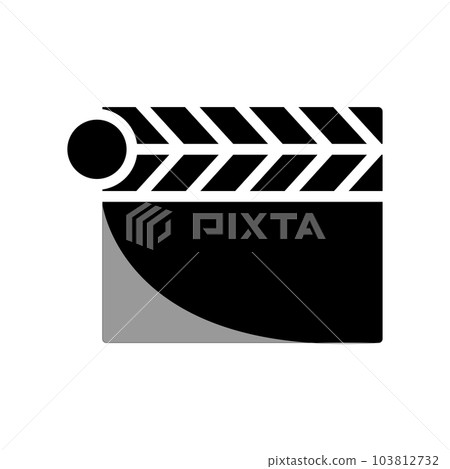 Illustration Vector graphic of clapper icon 103812732