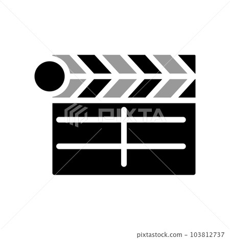 Illustration Vector graphic of clapper icon 103812737