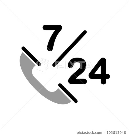 Illustration Vector graphic of telephone icon 103813948