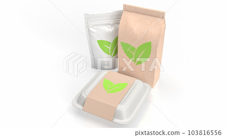 eco product on white background 3d rendering eco product on white background 3d rendering 103816556