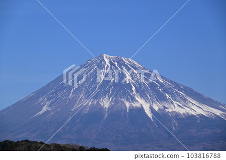 Blue sky and Mt. Fuji 103816788