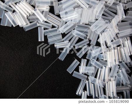 A soft pipe made of polyethylene for filling pillows. A soft pipe made of polyethylene for filling pillows. 103819090