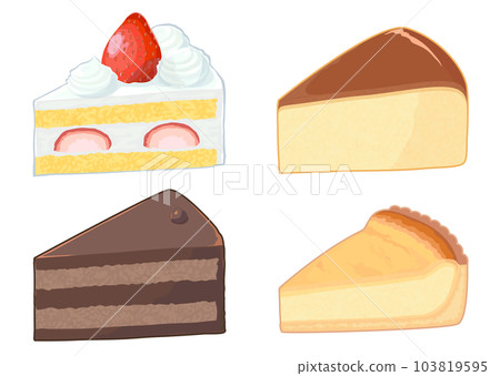 Cake illustration set Cake illustration set 103819595