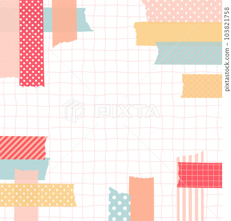Frame material_masking tape_pink Frame material_masking tape_pink 103821758