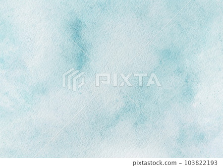 Abstract art blue watercolor stains background on watercolor paper textured for design templates invitation card Abstract art blue watercolor stains background on watercolor paper textured for design templates invitation card 103822193