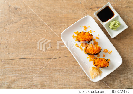 Ebiko Sushi or Shrimps Egg Sushi 103822452