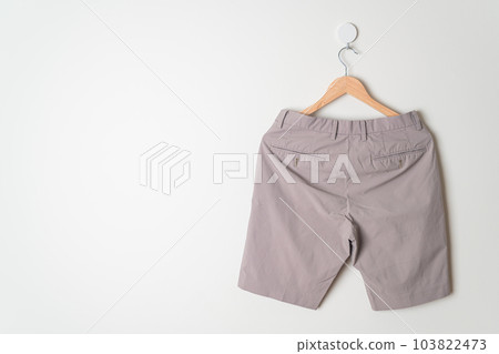 short pants hanging on wall short pants hanging on wall 103822473