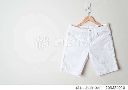 short pants hanging on wall 103824010