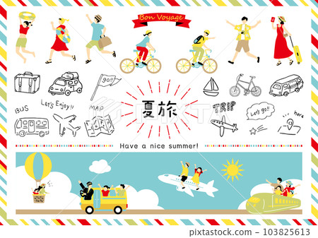 people enjoying summer vacation people enjoying summer vacation 103825613