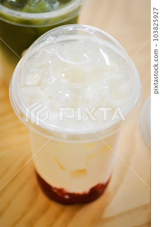 milk , iced milk or glass of milk 103825927