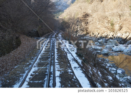 渡良瀨溪谷鐵道車窗外的風景 103826525
