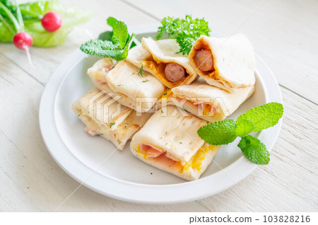 3 types of wrap sandwiches 3 types of wrap sandwiches 103828216