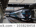 JR Takasaki Station Limited Express Akagi (E257 series) and local train (211 series) 103828458