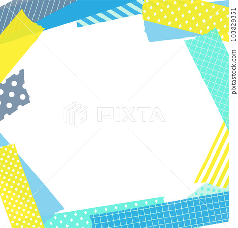Frame material_masking tape_blue Frame material_masking tape_blue 103829351