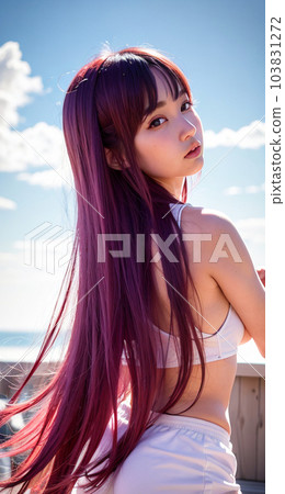 美麗的日本女人AI形象 美麗的日本女人AI形象 103831272