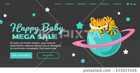 Happy baby, mega sale and discounts website page Happy baby, mega sale and discounts website page 103833426