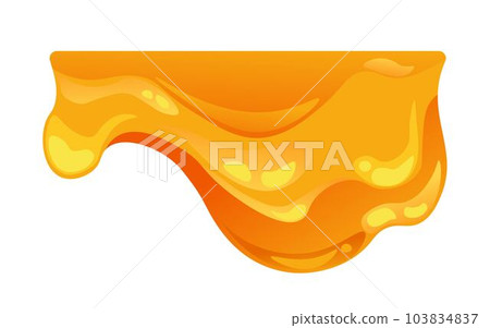 Honey liquid, sweet nectar or flower fluid vector 103834837