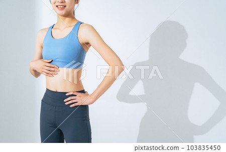 Image of a sporty and healthy woman Body care Diet 103835450