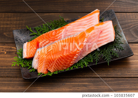 Silver salmon Silver salmon 103835607
