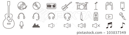 music, musical, icon 103837349