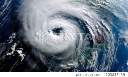 Huge typhoon "AI-generated image" 103837439