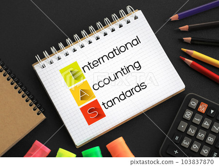 IAS - International Accounting Standards acronym on notepad, business concept background IAS - International Accounting Standards acronym on notepad, business concept background 103837870