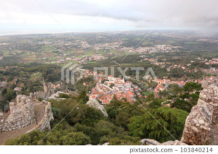 Portugal World Heritage Site, Cultural Landscape of Sintra, Moorish Castle Ruins and Royal Palace (Sintra of Portugal) 103840214