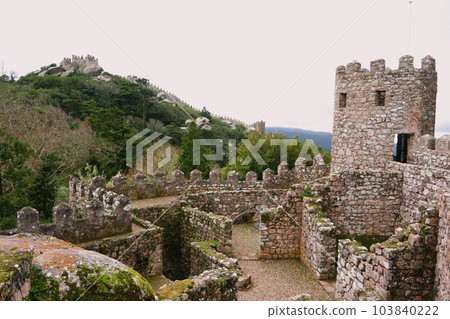 Portuguese World Heritage Site, Sintra Moorish Castle Ruins (Sintra of Portugal) 103840222