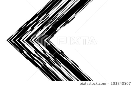 Abstract cyber black arrow direction geometric on white blank space design modern futuristic technology creative background vector Abstract cyber black arrow direction geometric on white blank space design modern futuristic technology creative background vector 103840507