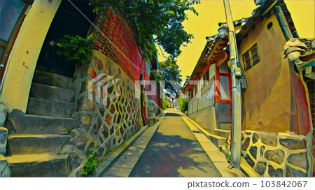 walk the narrow streets 103842067