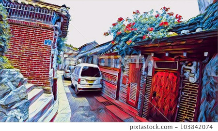 小巷和住宅區 小巷和住宅區 103842074