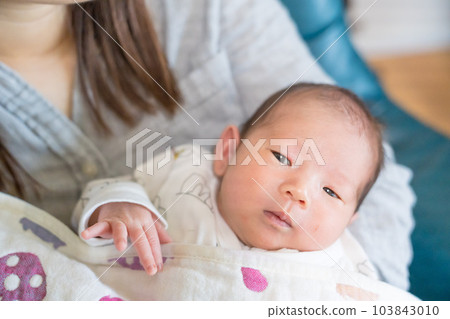 嬰兒由母親承擔 103843010