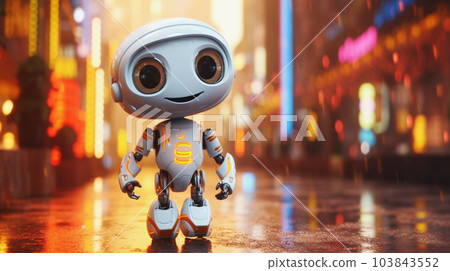 走在 Rain cre 中的 Ai 機器人 走在 Rain cre 中的 Ai 機器人 103843552