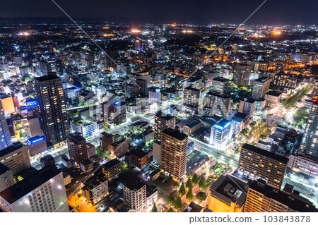 《Shizuoka Prefecture》Hamamatsu city center city night view 103843878