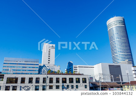 [Urban scenery of Kanagawa] Urban scenery around Shin-Yokohama Station (Shinoharaguchi) 103844132