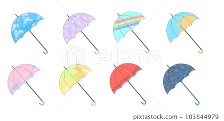 Various umbrellas Various umbrellas 103844979