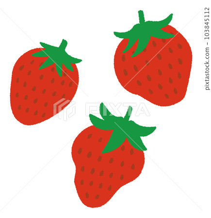 Hand drawn vector illustration of strawberry Hand drawn vector illustration of strawberry 103845112