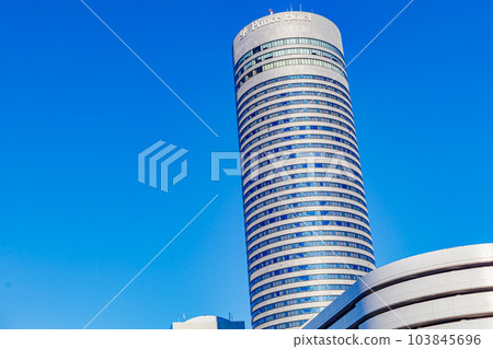 [Urban scenery of Kanagawa] Urban scenery around Shin-Yokohama Station 103845696