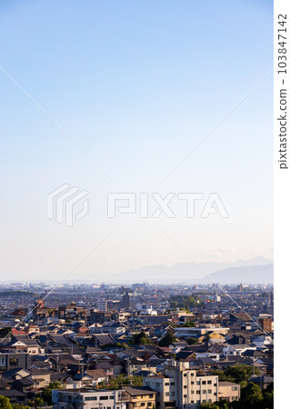 Aichi Prefecture Inuyama Cityscape of Inuyama City, Fuso Town, Konan City seen from Mt. Narita Aichi Prefecture Inuyama Cityscape of Inuyama City, Fuso Town, Konan City seen from Mt. Narita 103847142