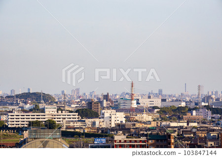 Inuyama City, Nagoya City, Komaki City as seen from Inuyama Naritasan, Aichi Prefecture Inuyama City, Nagoya City, Komaki City as seen from Inuyama Naritasan, Aichi Prefecture 103847144