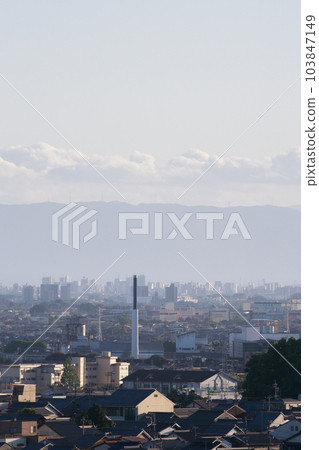 Aichi Prefecture Inuyama Cityscape of Inuyama City, Fuso Town, Konan City seen from Mt. Narita Aichi Prefecture Inuyama Cityscape of Inuyama City, Fuso Town, Konan City seen from Mt. Narita 103847149
