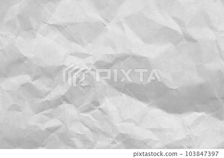 Crumpled white paper background 103847397